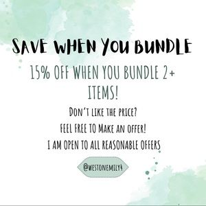 SAVE 15% WHEN YOU BUNDLE 2+ ITEMS